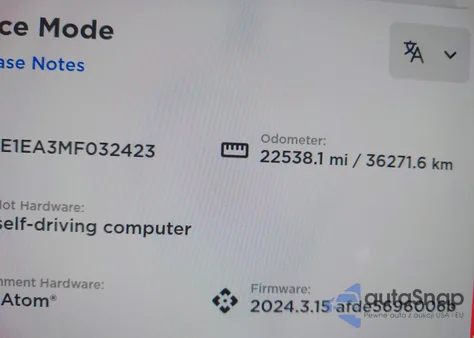 2021 Tesla Model 3 Standard Range Plus Rear-Wheel Drive из США, поврежденный, VIN 5YJ3E1EA3MF032423